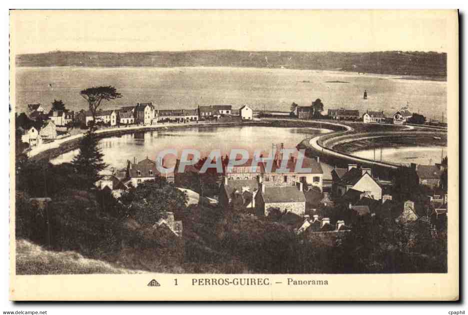 CPA Perros Guirec Panorama