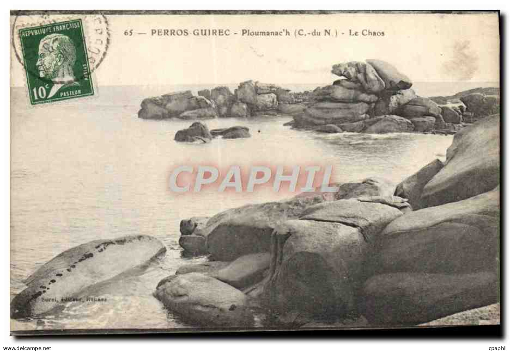 CPA Perros Guirec Ploumanac'h le chaos