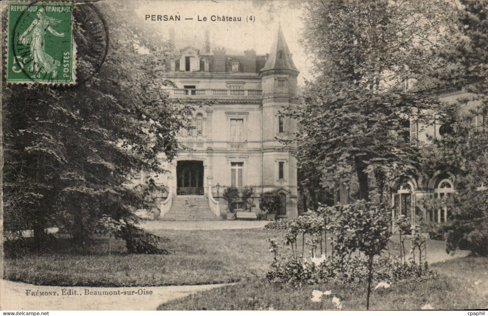 CPA Persan Le chateau