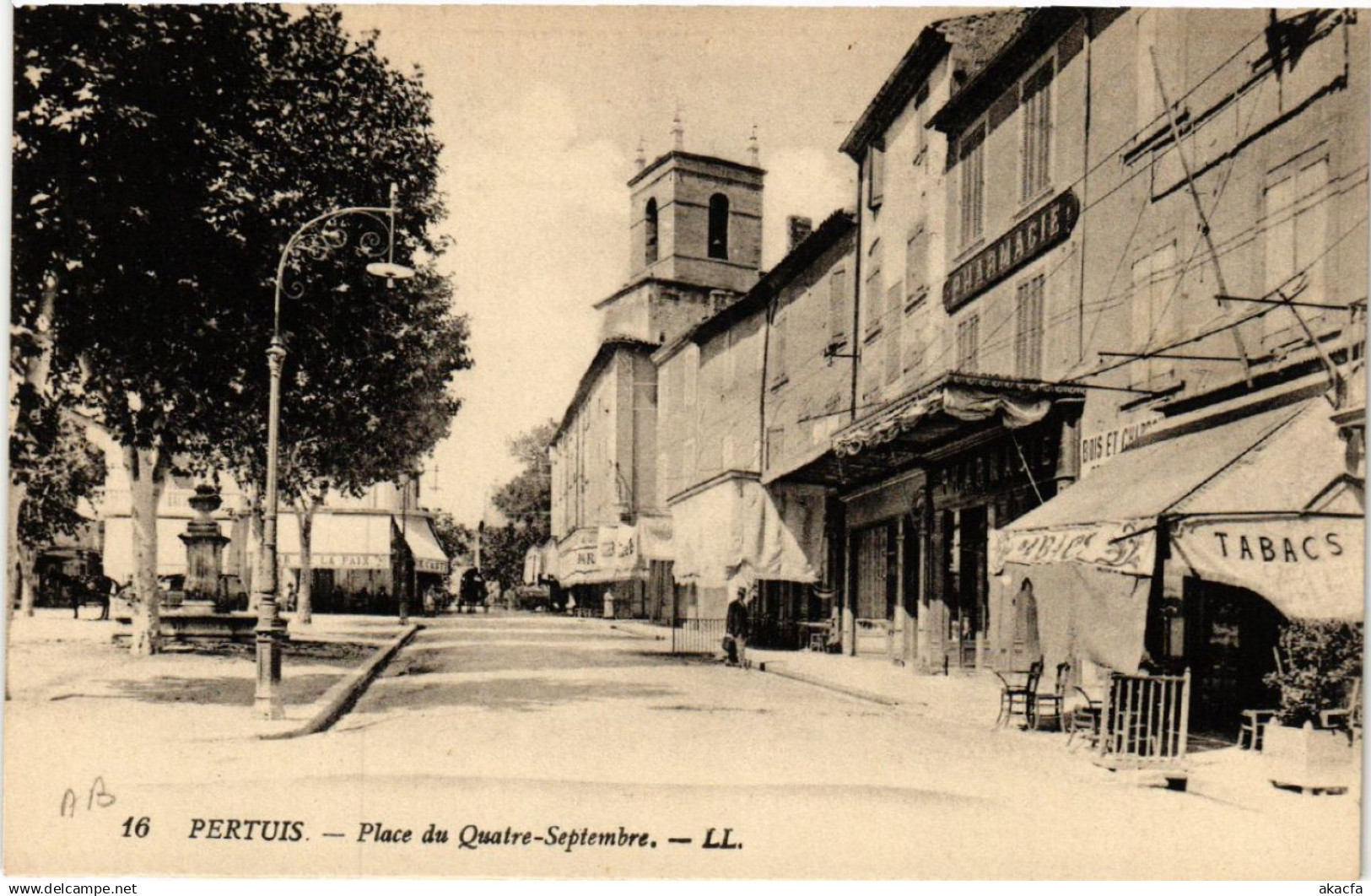 CPA PERTUIS - Place du Quatre-Septembre (518977)