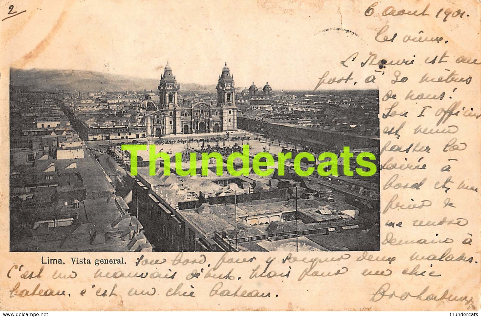 CPA PERU LIMA VISTA GENERAL