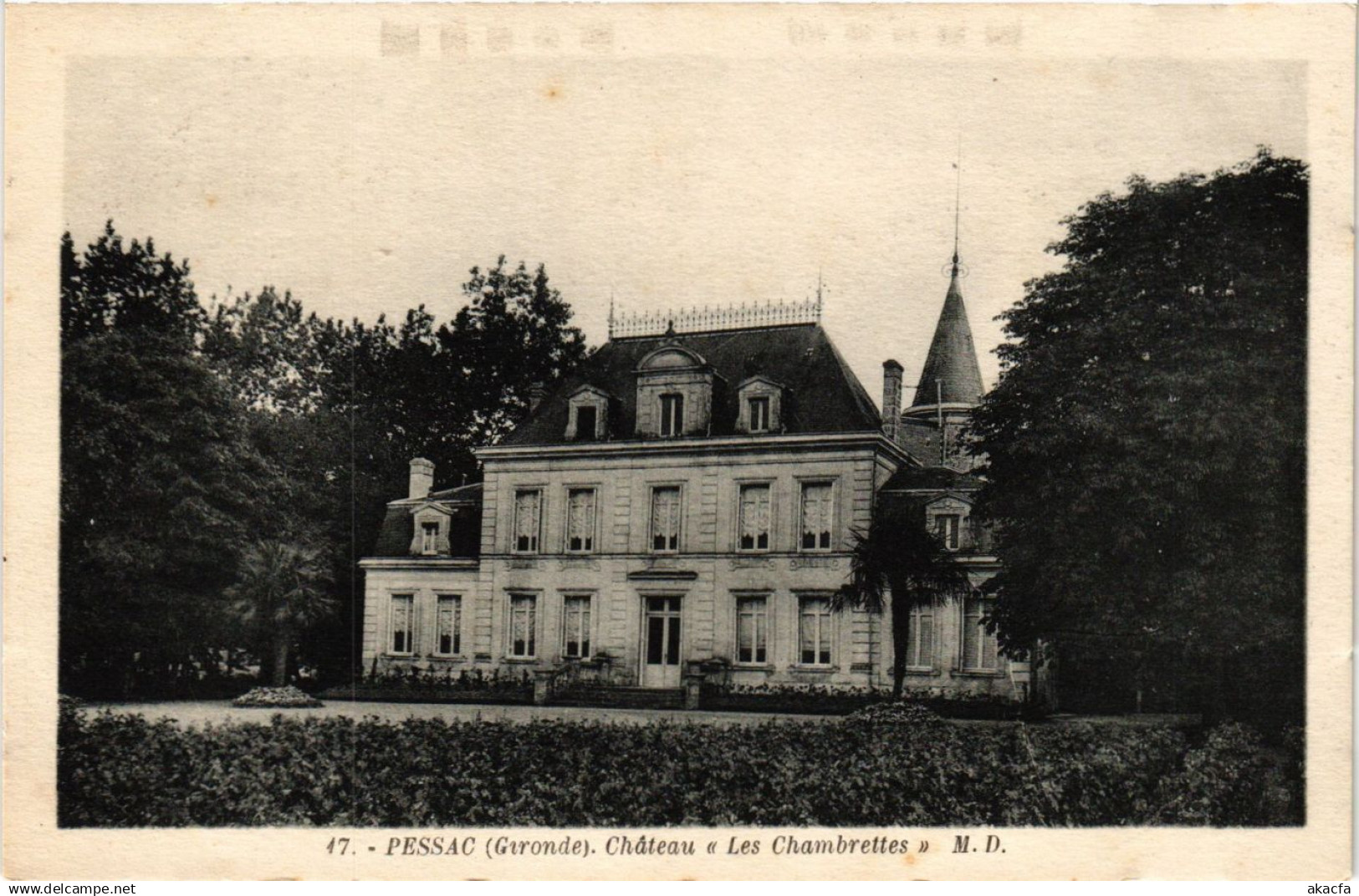 CPA PESSAC - Chateau Les CHAMBREttes (655367)