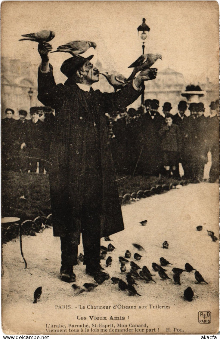 CPA Petits Metiers PARIS Charmeur d'Oiseau (1393259)