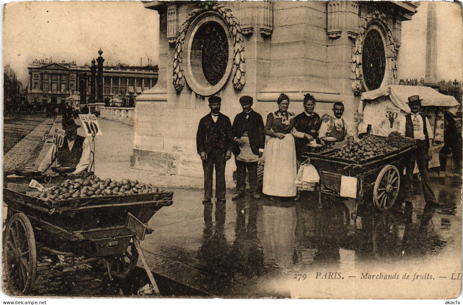 CPA Petits Metiers PARIS Marchands de fruits (1393305)
