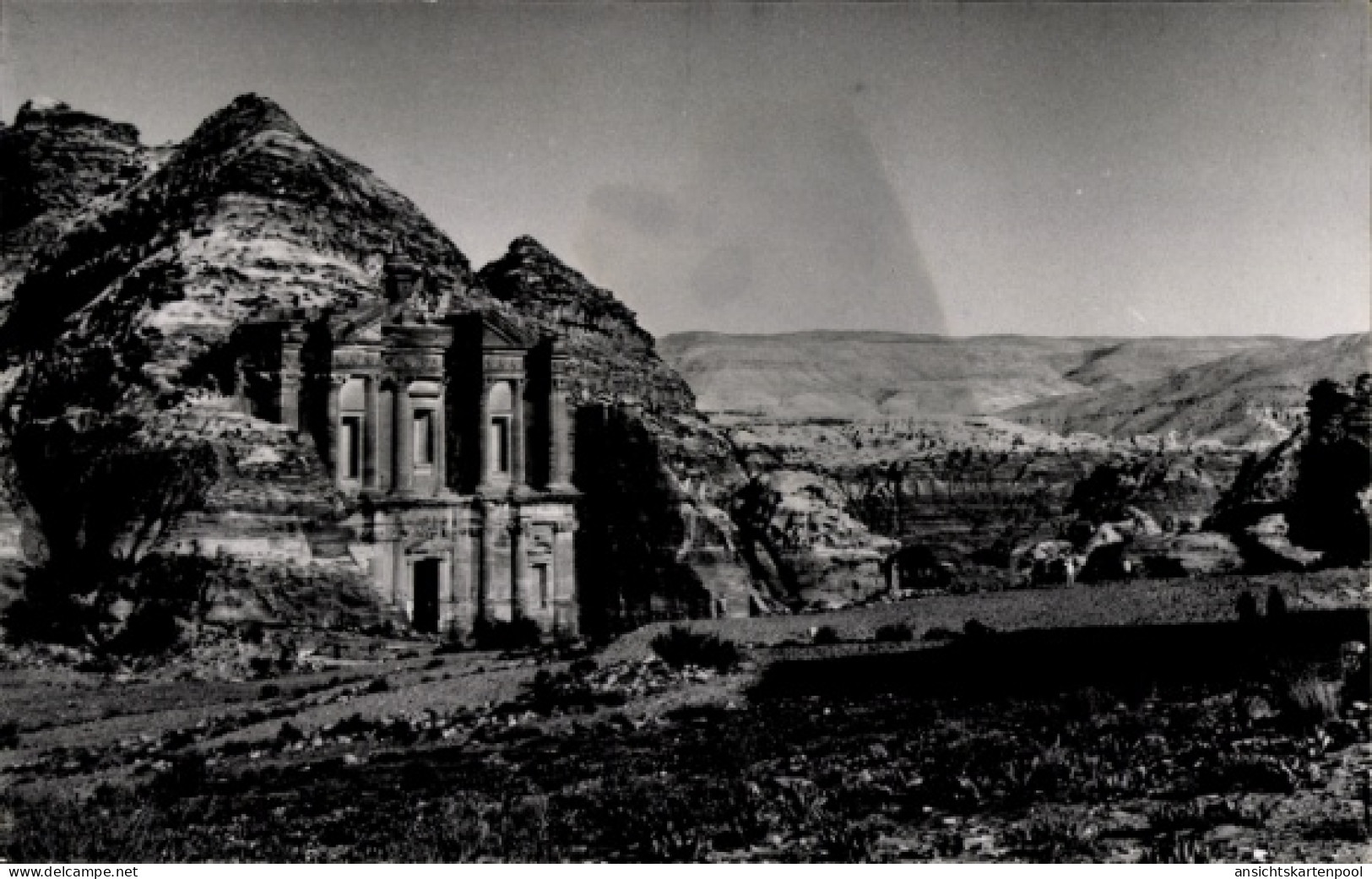 CPA Petra Jordanien, Ruinenstätte, Ed-Deir, Frontansicht