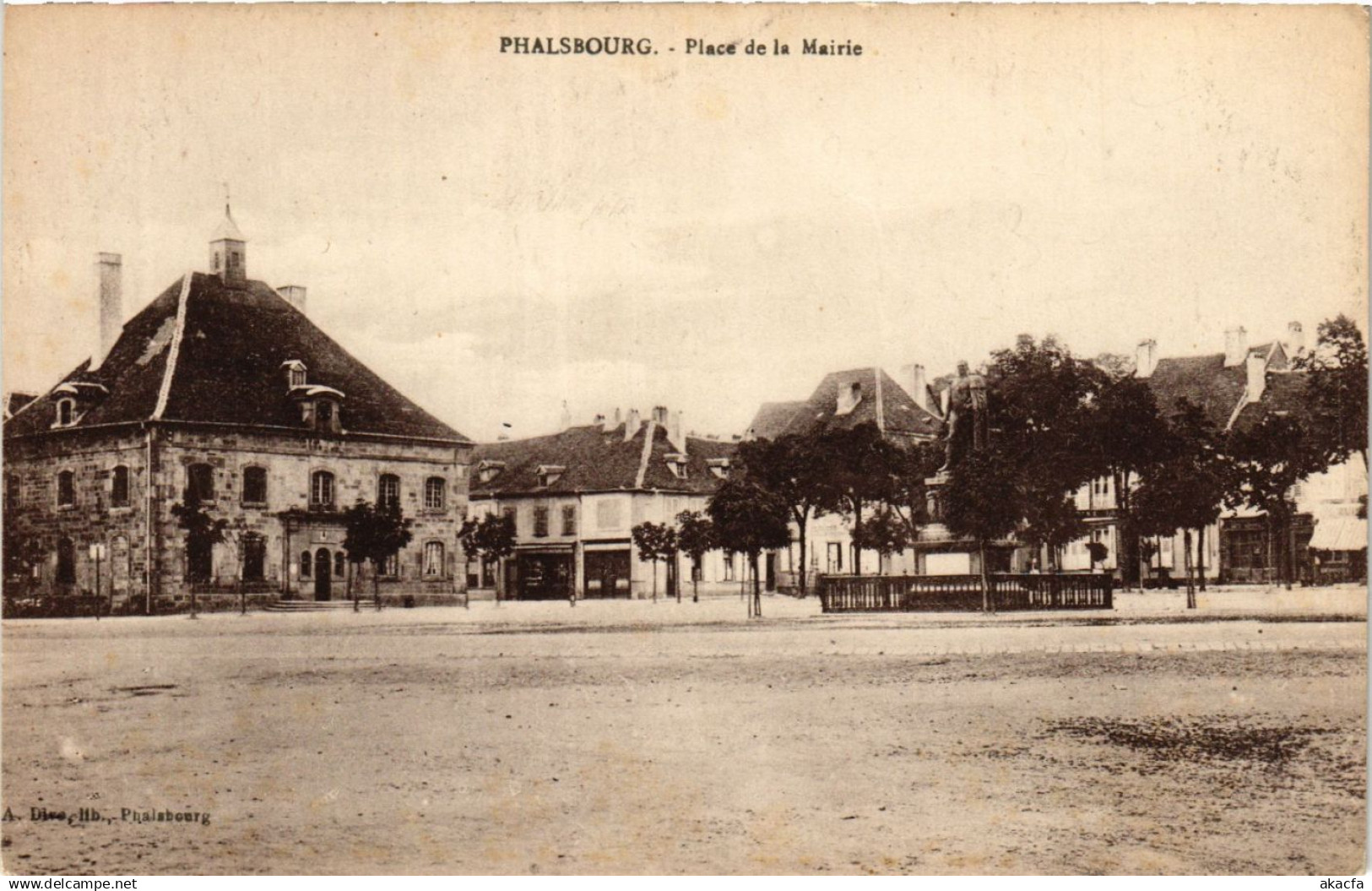 CPA PHALSBOURG - Place de la Mairie (368867)