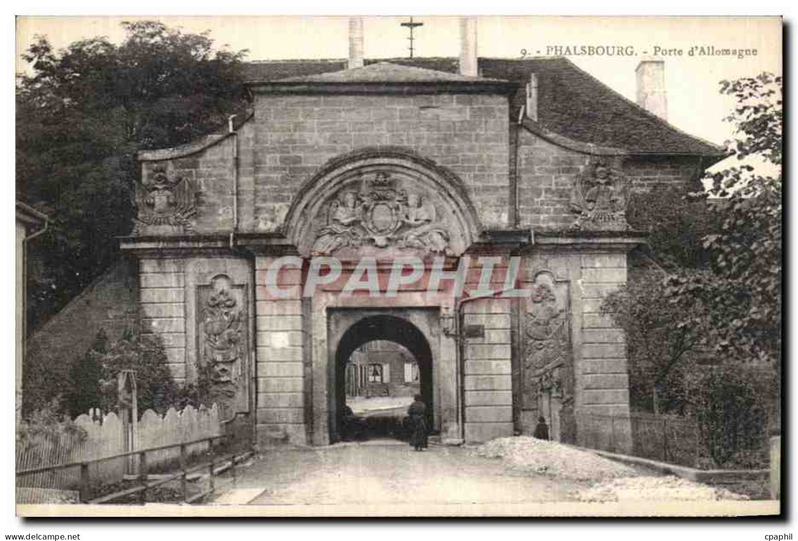 CPA Phalsbourg Porte d Allemagne