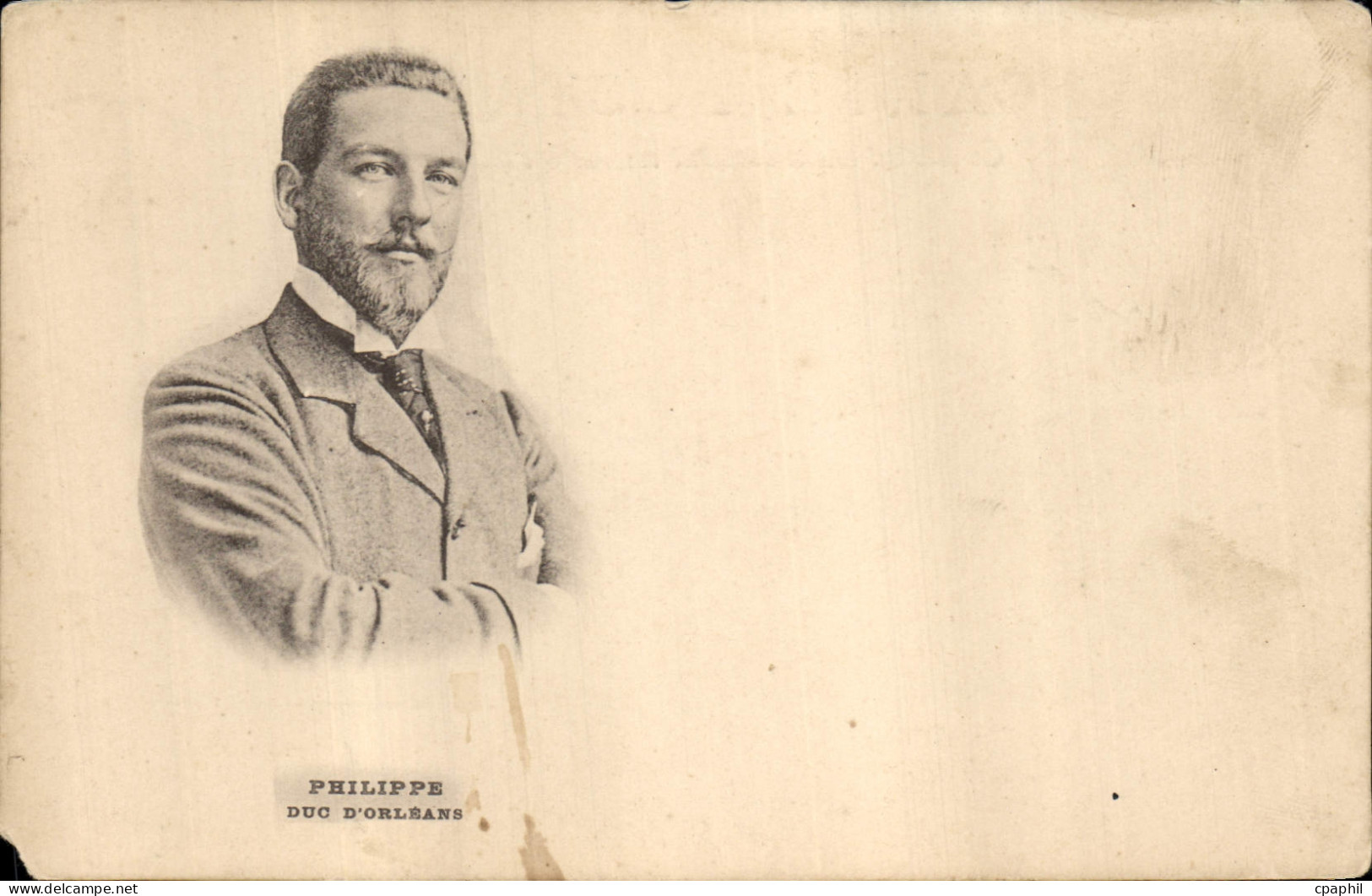 CPA Philippe duc d'Orleans