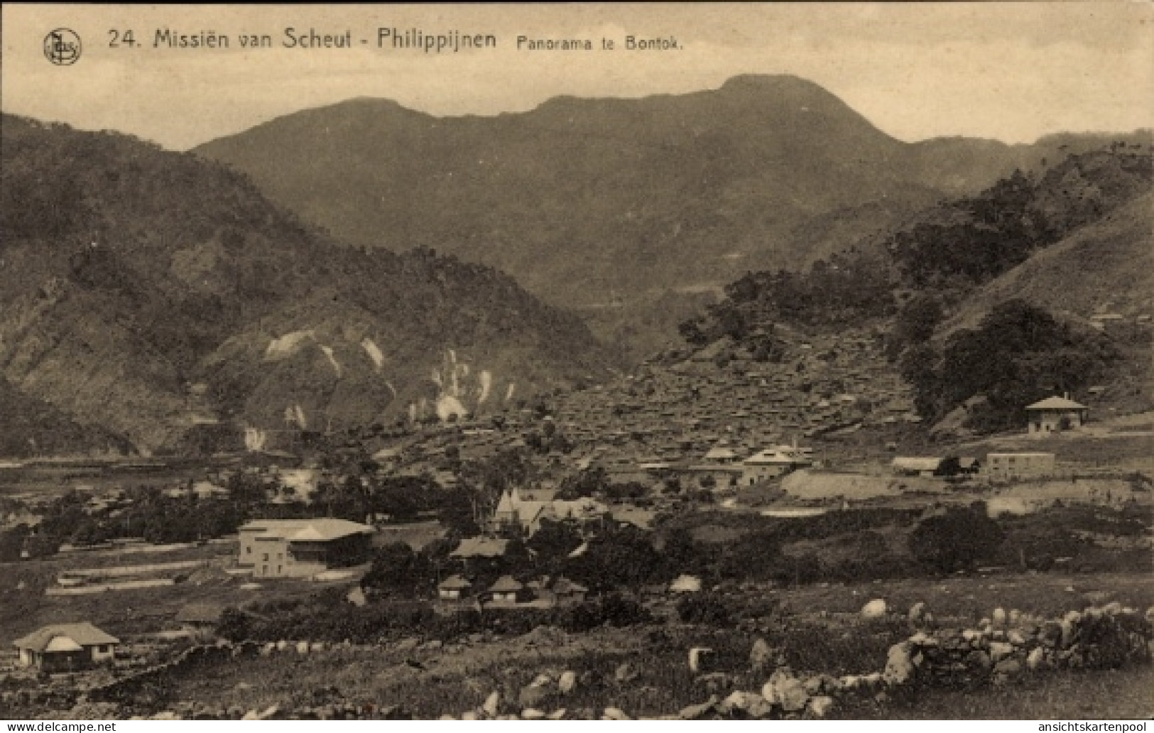CPA Philippinen, Mission van Scheut, Panorama von Bontok