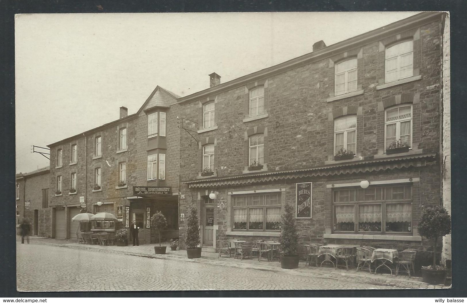 +++ CPA - Photo Carte - TROIS PONTS - REMOUCHAMPS ?  - Hôtel Sonveau  //