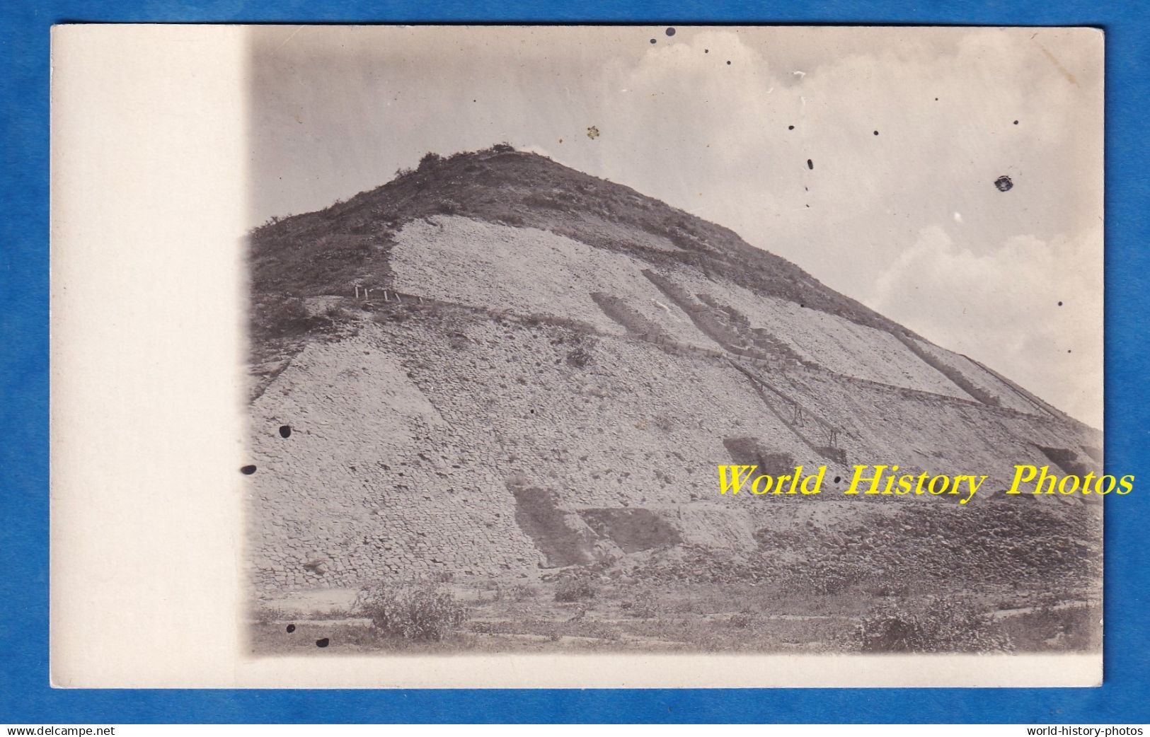 CPA photo début 1900 - MEXICO - San Juan , Teotihuacan - Toltec Pyramid - Historia Archeology Aztec Native