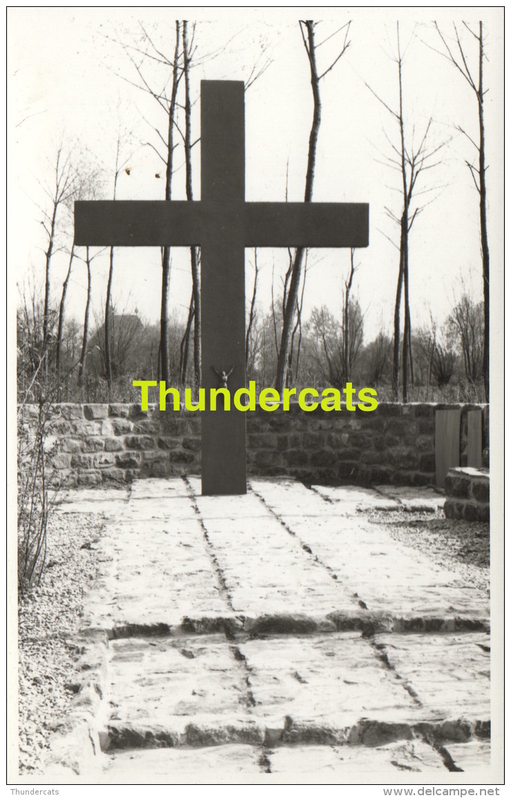 CPA PHOTO FOTO OOIGEM LEIE HERDENKINGS MONUMENT  40 45