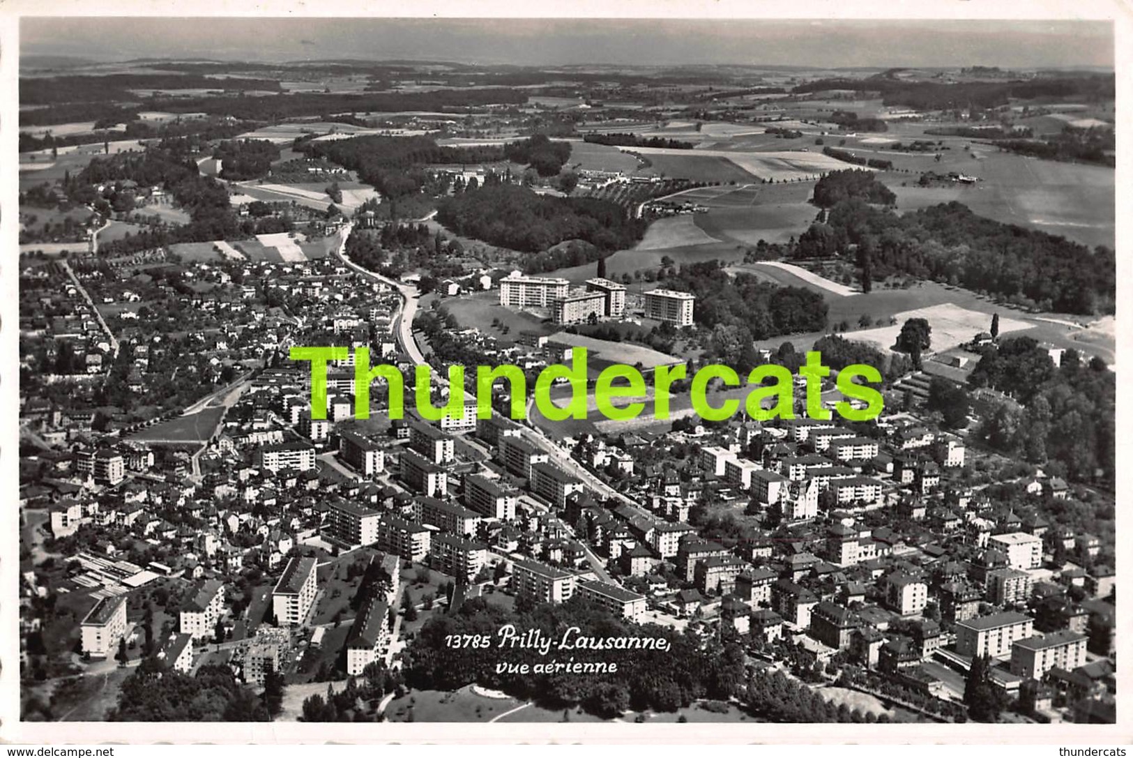 CPA PHOTO FOTO SUISSE PRILLY LAUSANNE VUE AERIENNE