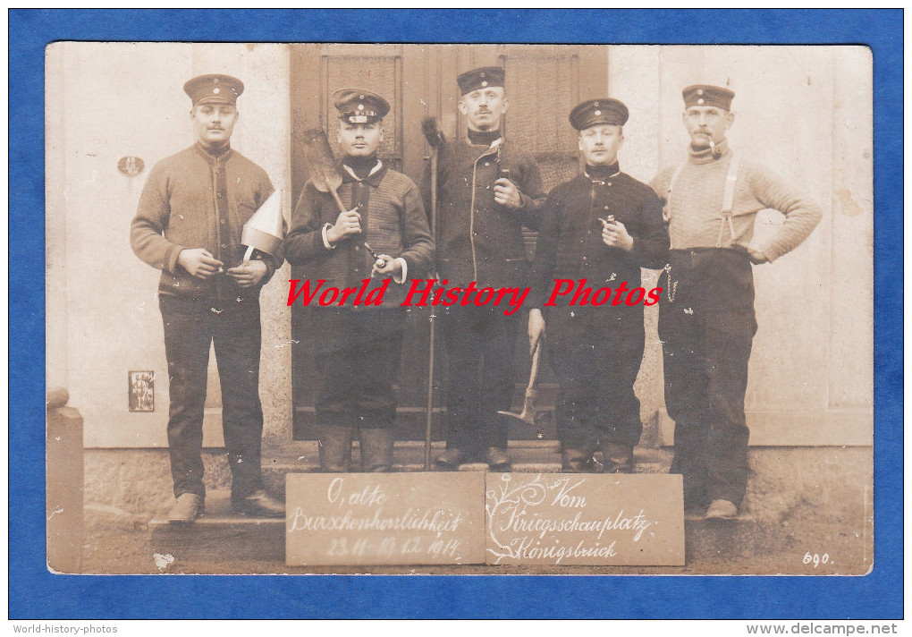 CPA photo - Königsbrück / Koenigsbrueck - Burschenherrlichkeit - Portrait de poilu allemand - 1914 - Bautzen - W. Kofahl