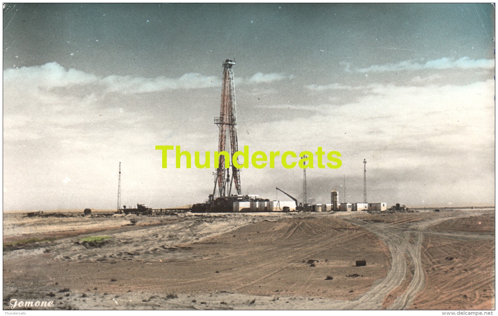 CPA PHOTO OUARGLA HASSI MESSAOUD UNE SONDE IDECO SUPER DE LA CFP