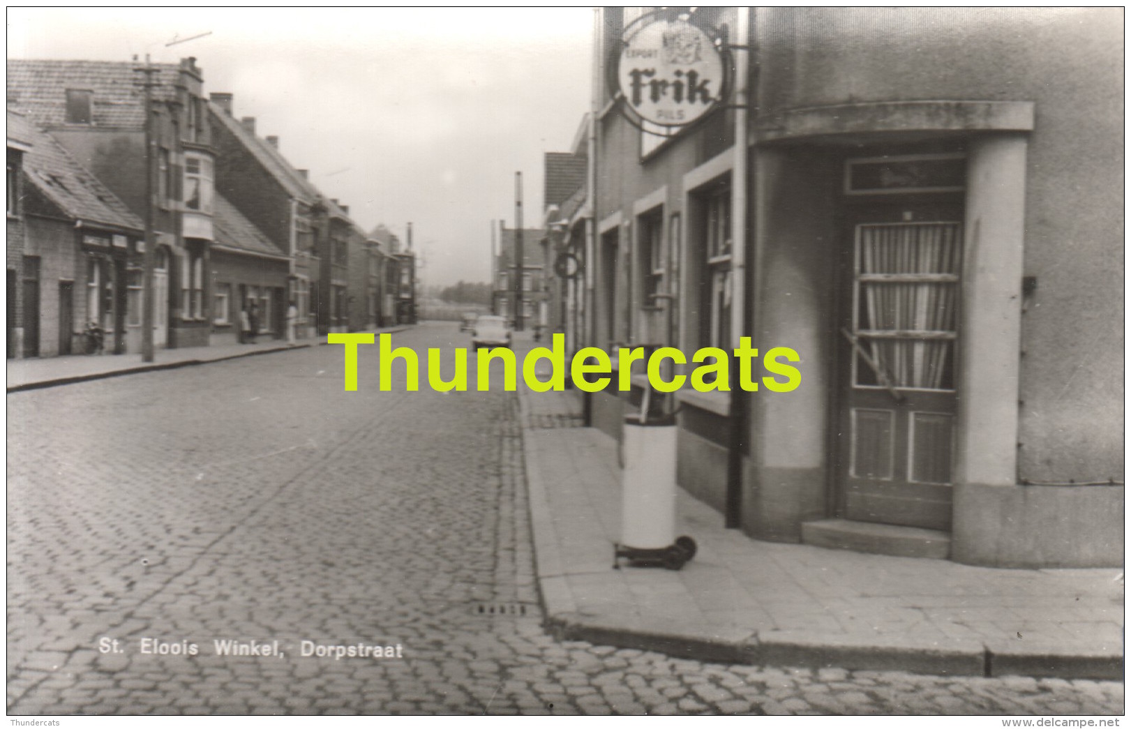 CPA  PHOTO SINT ELOOIS WINKEL DORPSTRAAT