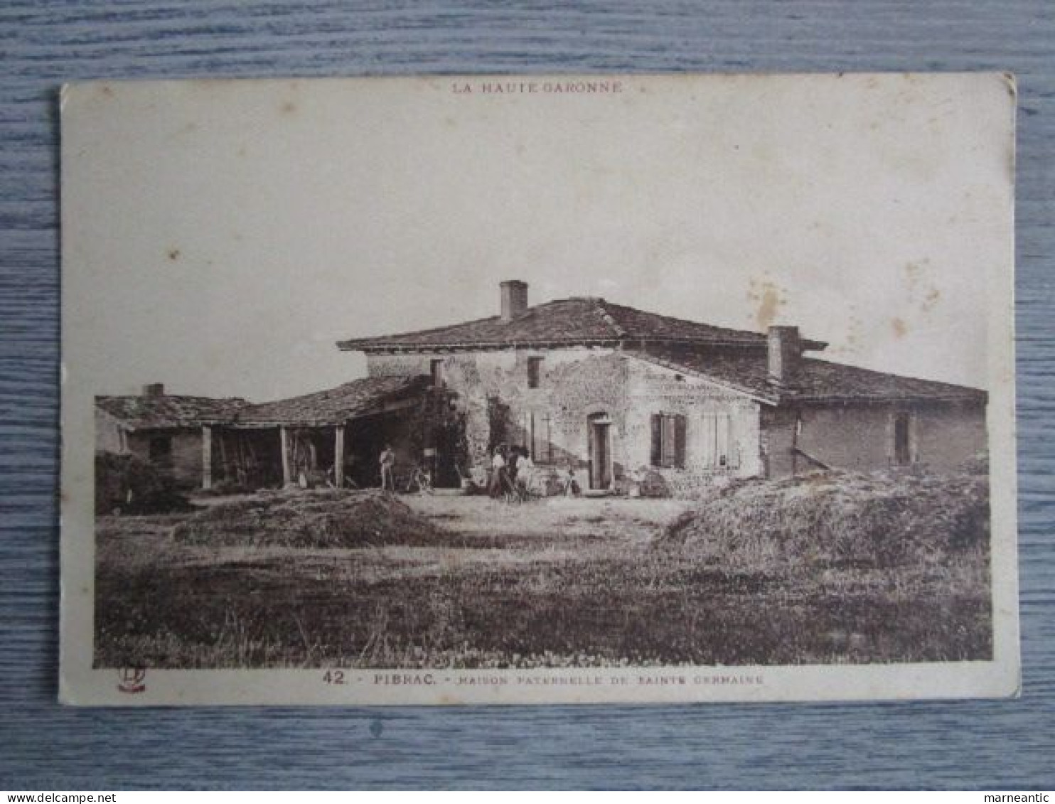 Cpa Pibrac (31) maison paternelle de Sainte Germaine