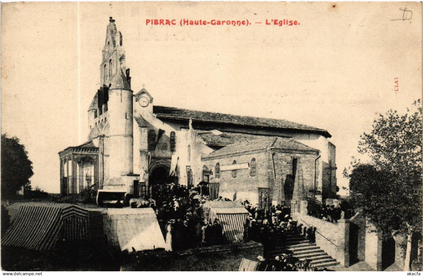 CPA PIBRAC (Haute-GARONNE) - L'Église (583006)