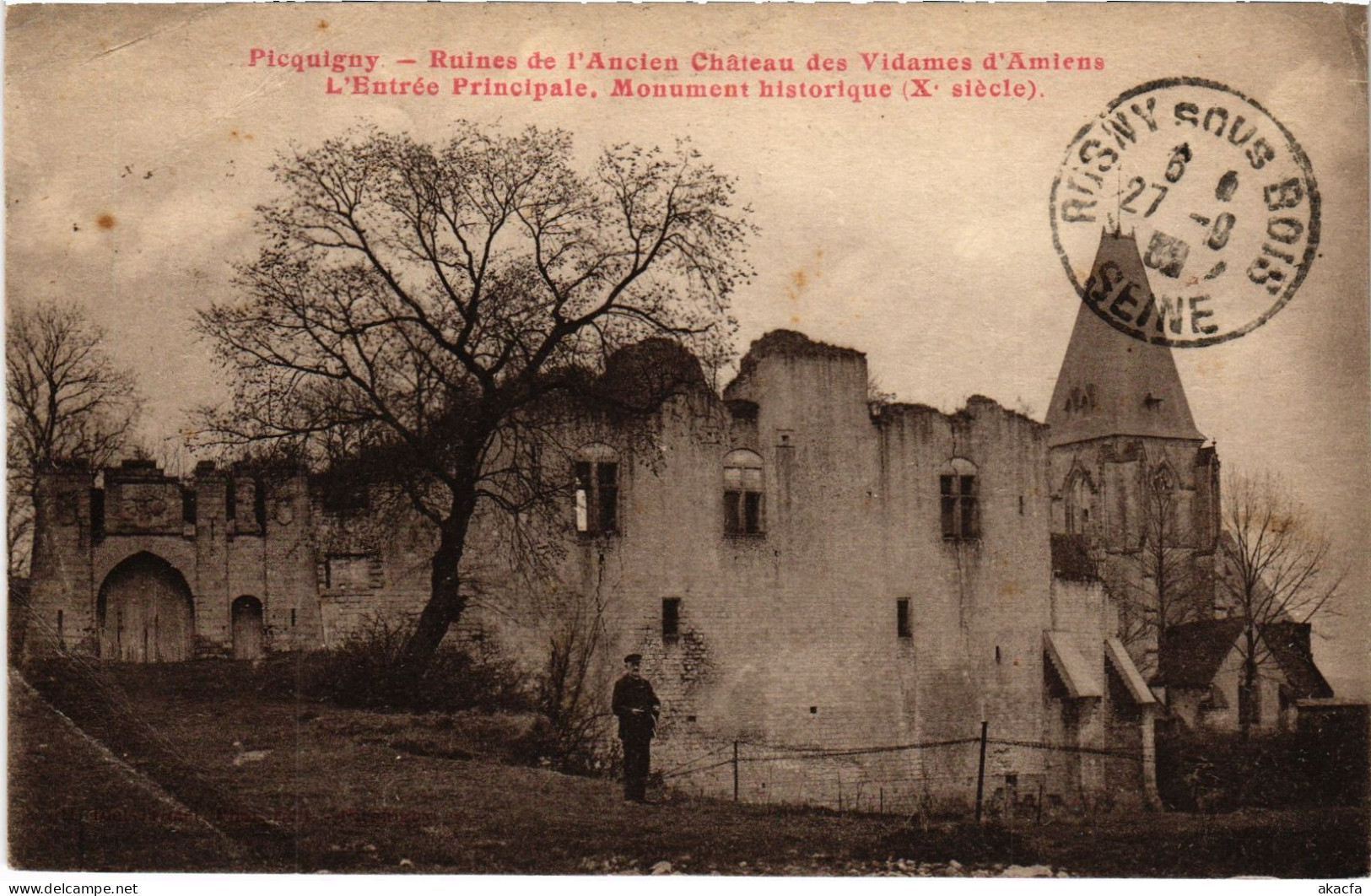 CPA Picquigny Chateau des Vidames d'amiens (1498173)