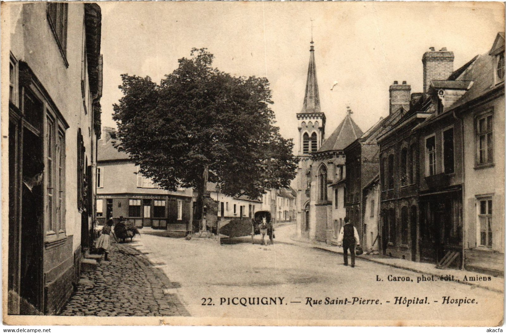 CPA Picquigny Rue St Pierre (1498312)