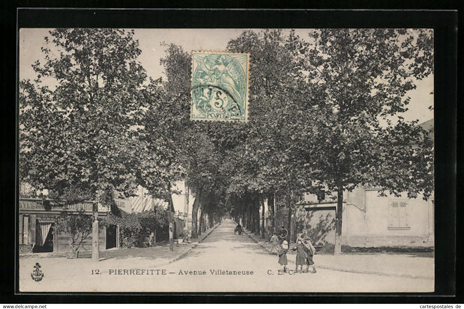 CPA Pierrefitte, Avenue Villetaneuse