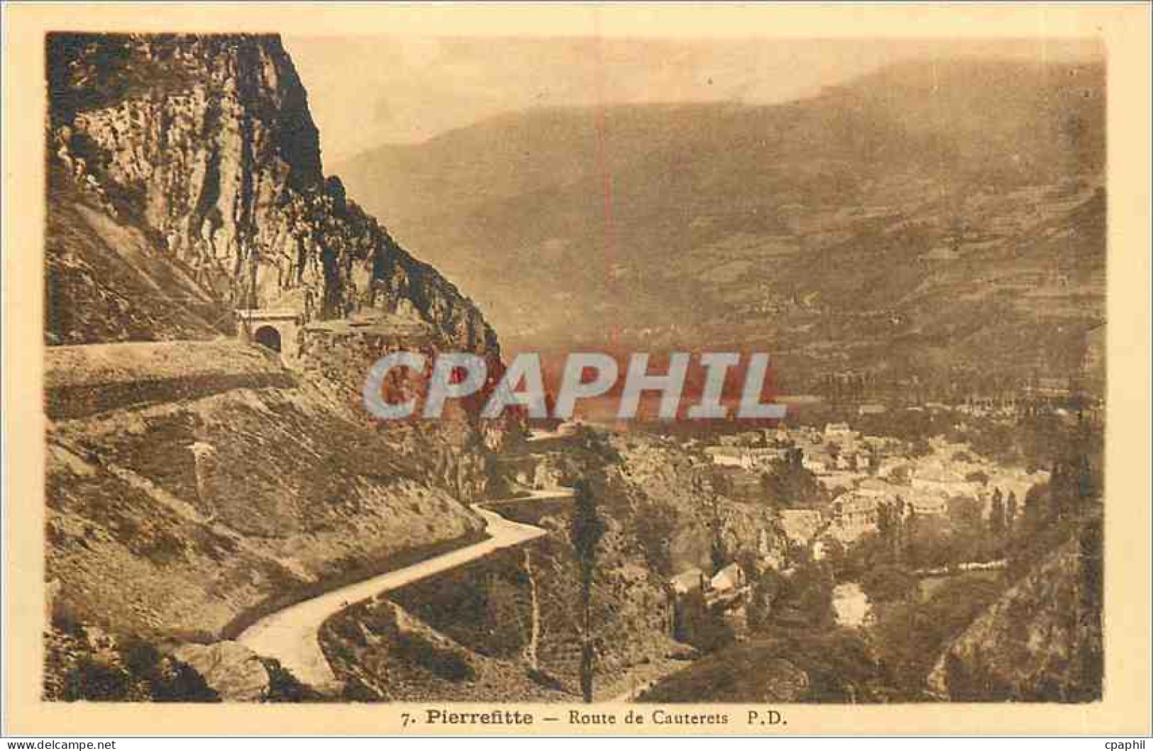 CPA Pierrefitte Route de Cauterets
