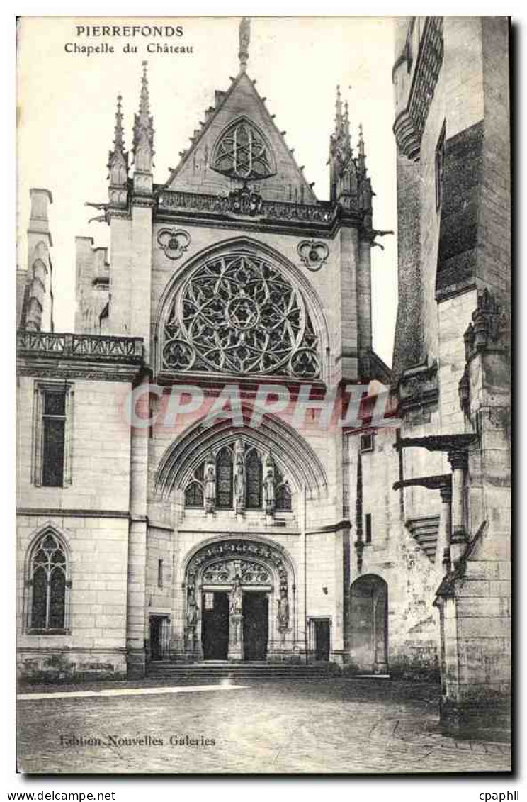 CPA Pierrefonds Chapelle du Chateau