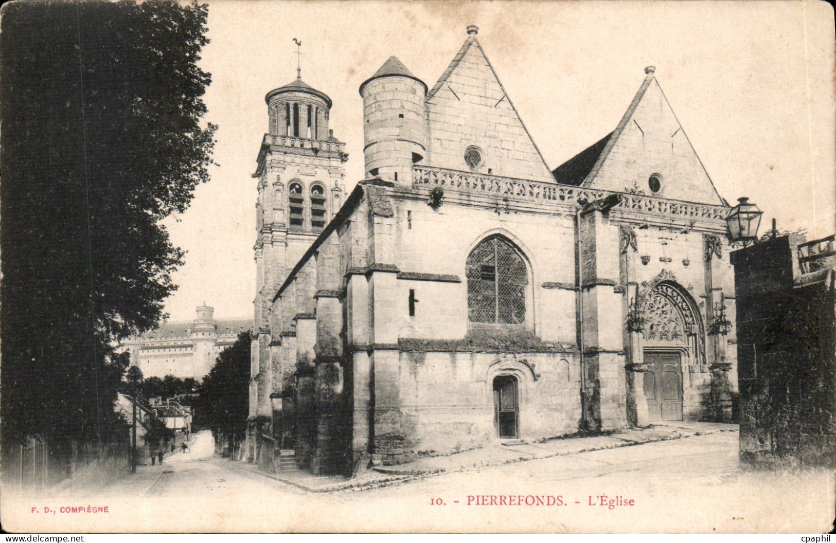 CPA Pierrefonds L'Eglise