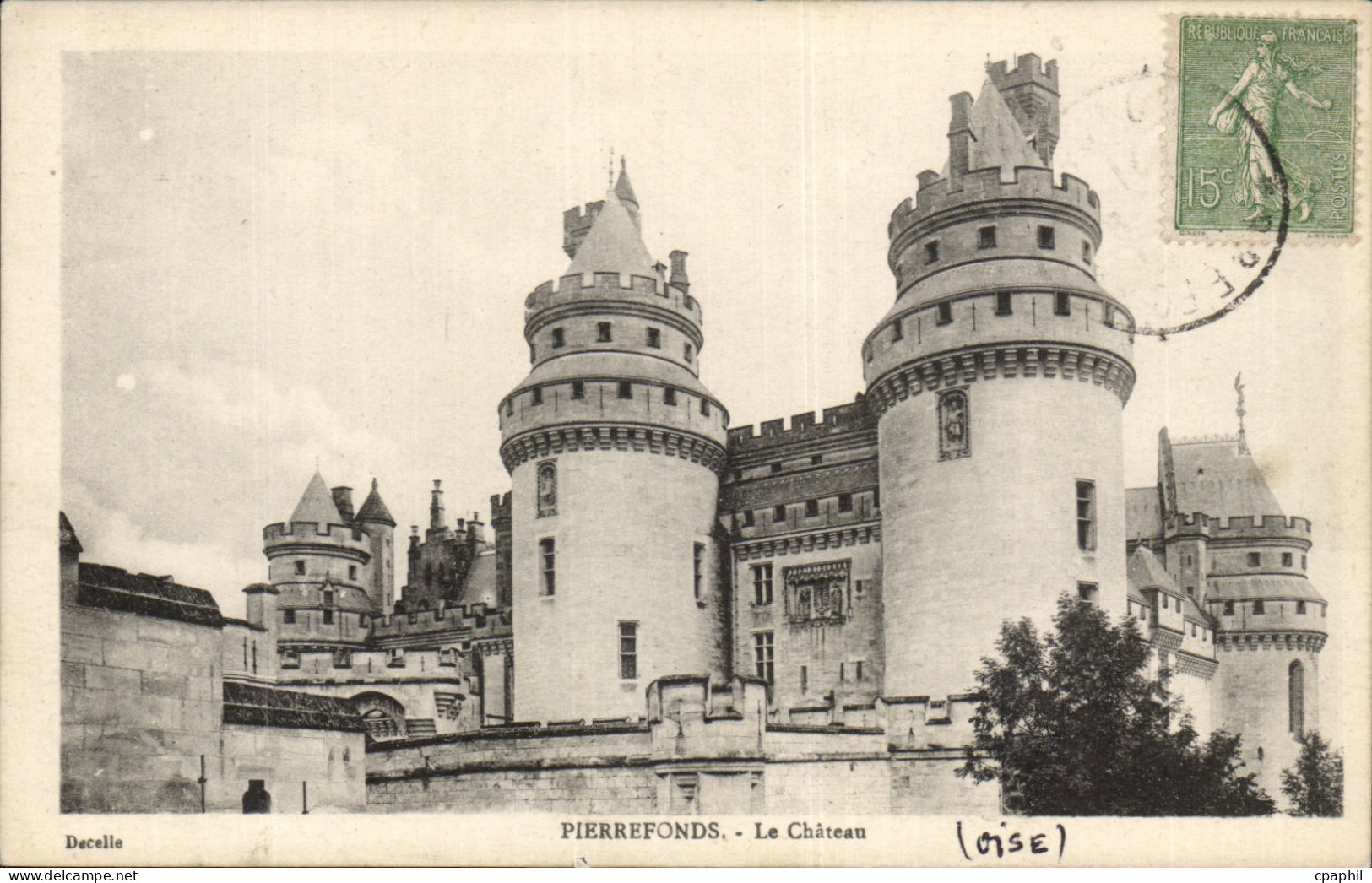 CPA Pierrefonds Le chateau