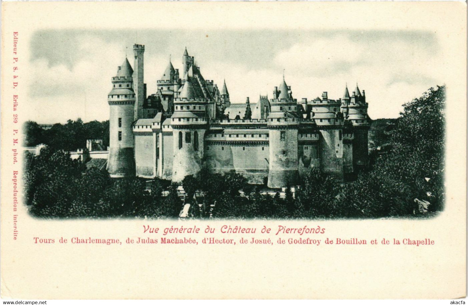 CPA Pierrefonds - Vue Generale du Chateau de Pierrefonds (1032216)