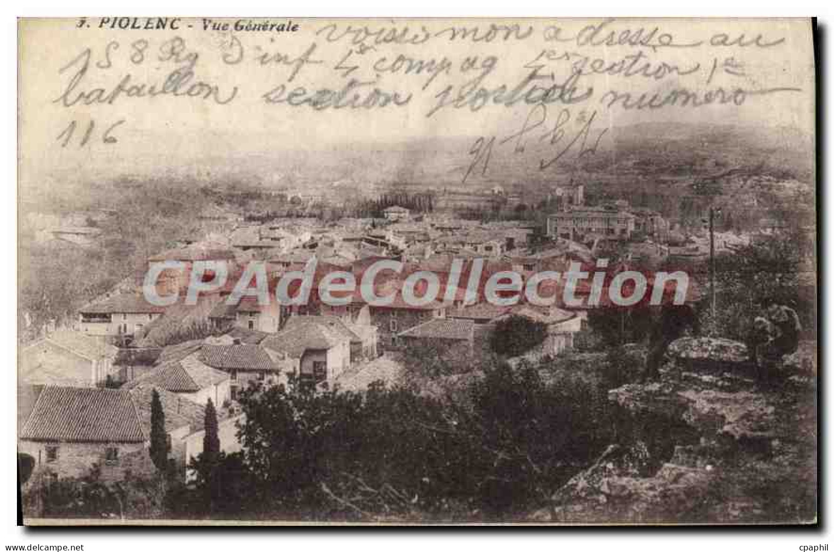 CPA Piolenc Vue Generale