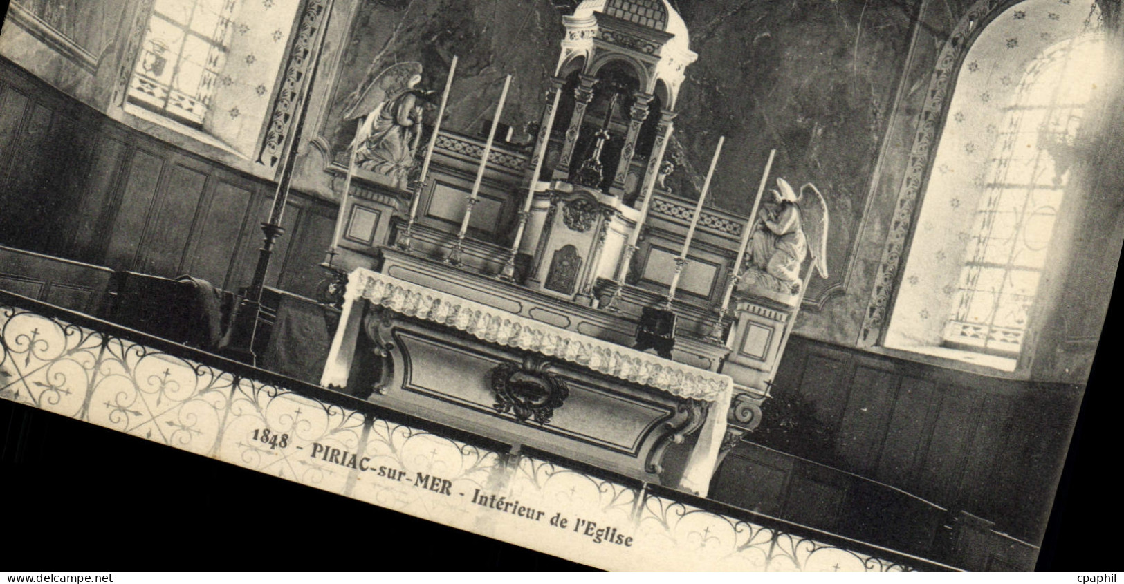 CPA Piriac sur Mer Interieur de l'Eglise