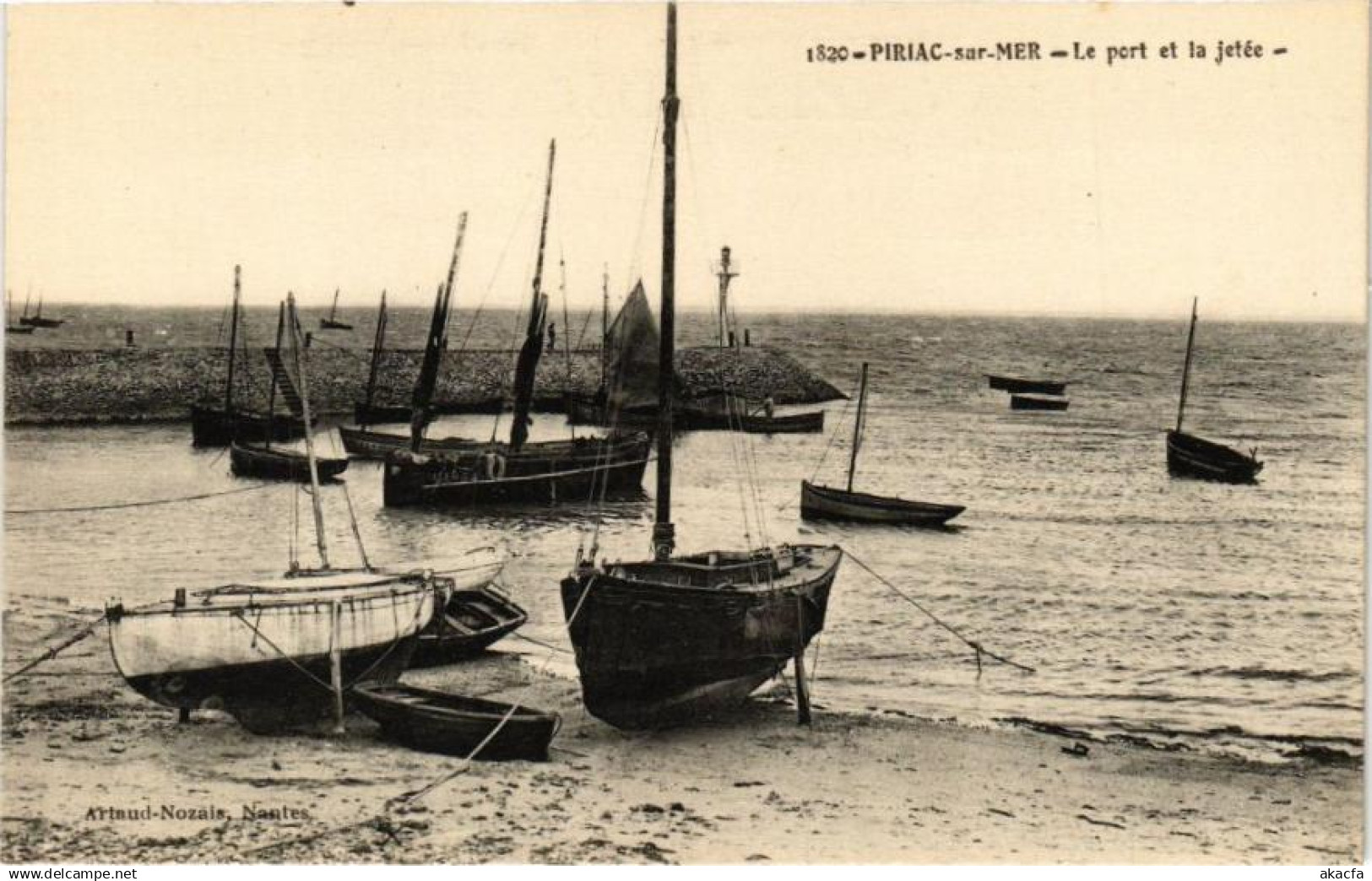 CPA PIRIAC-sur-MER - Le Port et la Jetée (242843)