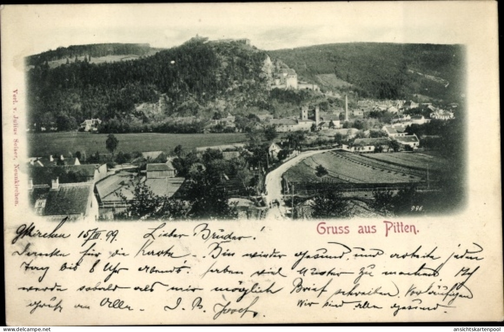CPA Pitten Niederösterreich, Gesamtansicht