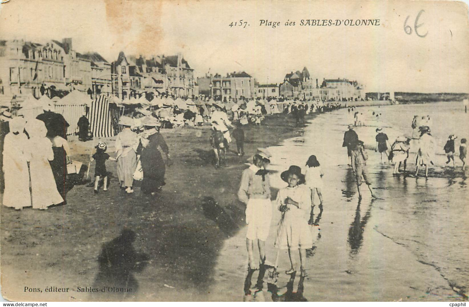 CPA Plage des Sables D'Olonne