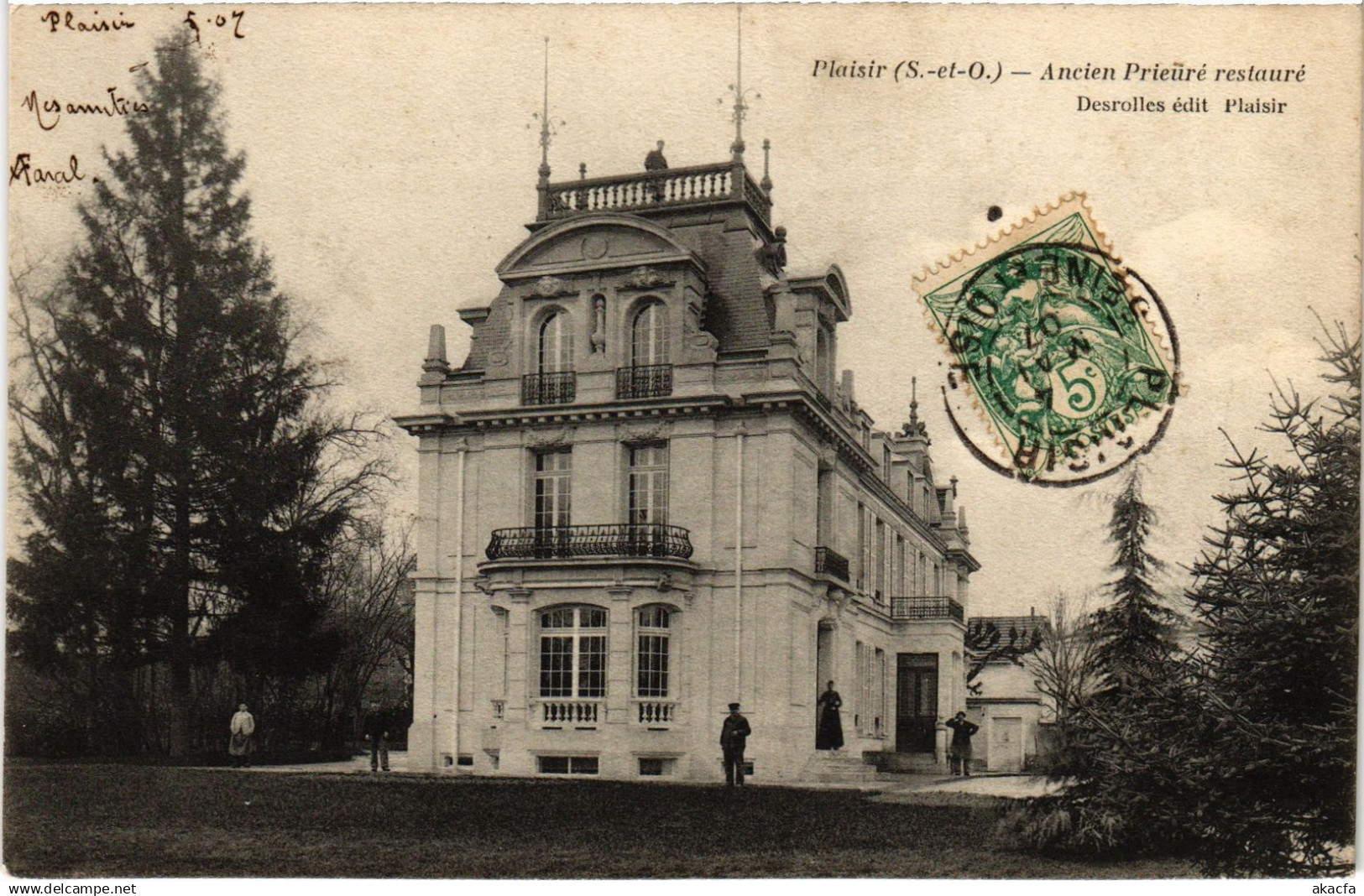 CPA Plaisir Ancien Prieure restaure (1449758)