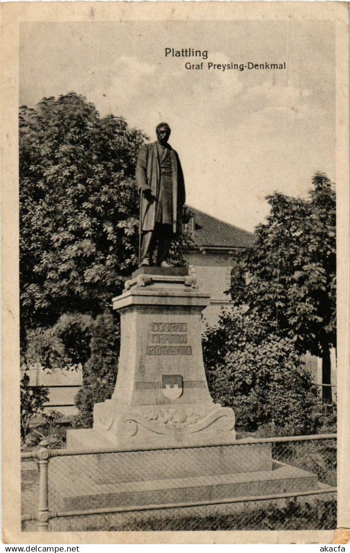 CPA Plattling Graf Preysing-Denkmal GERMANY (892727)