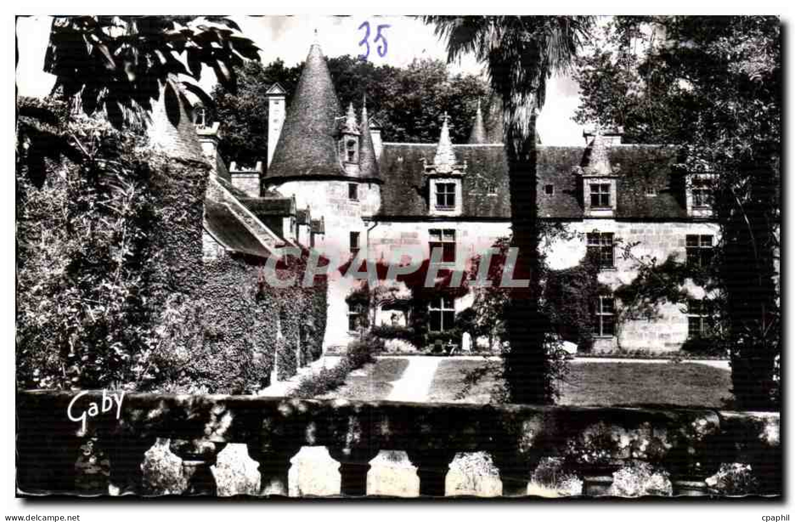 CPA Plestin Les Greves Chateau de Lesmaes