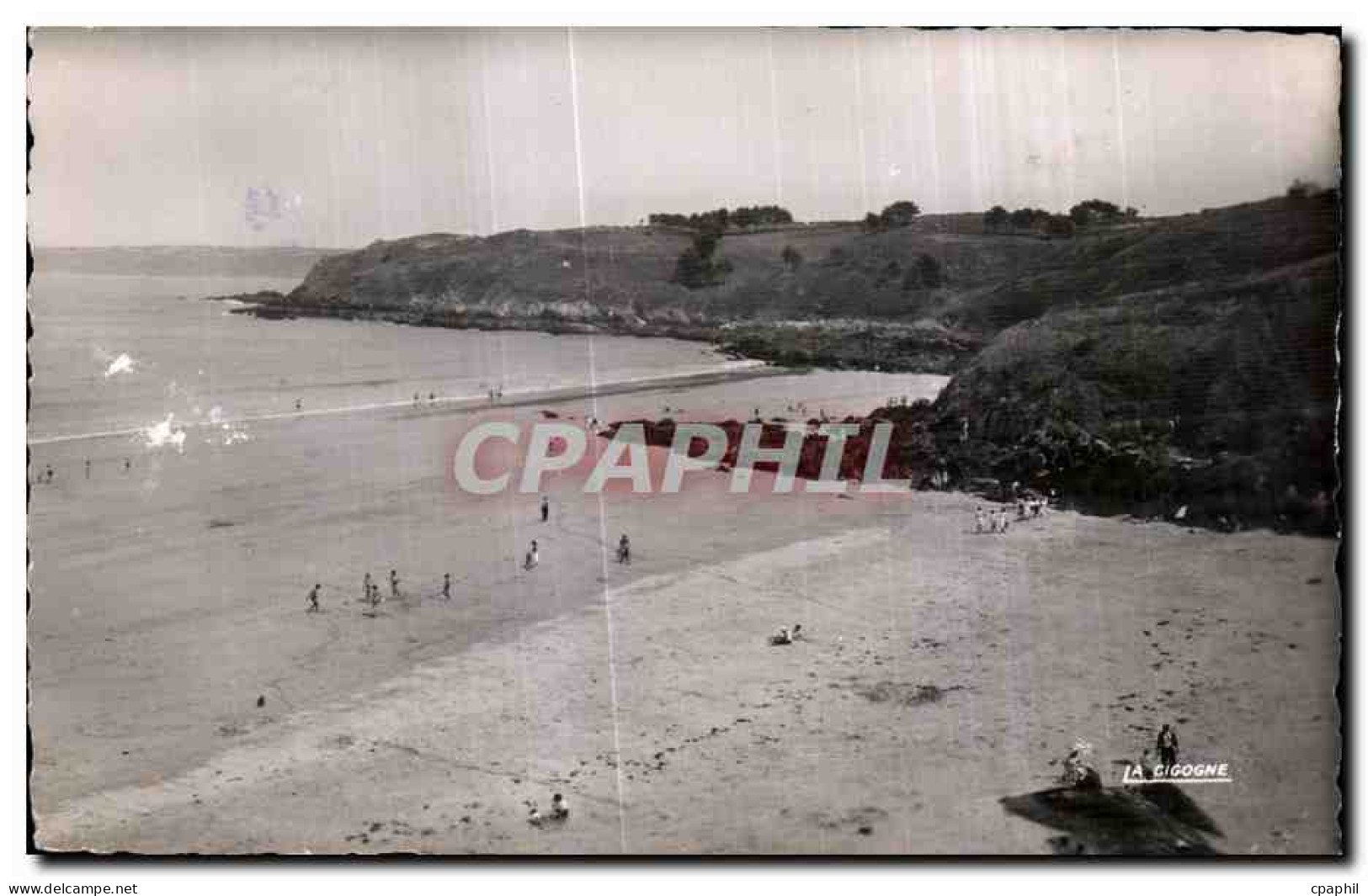 CPA Plestin Les Greves Saint Efflam Plage Du Cure Vers La Pointe