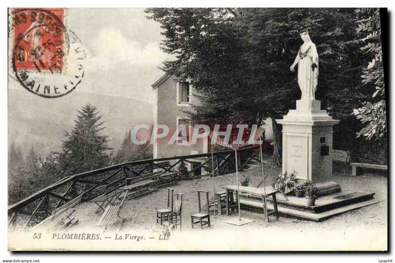 CPA Plombieres La Vierge