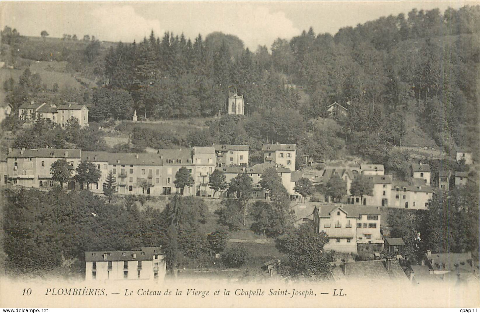 CPA Plombieres Le Coteau de la Vierge et la Chapelle Saint Joseph