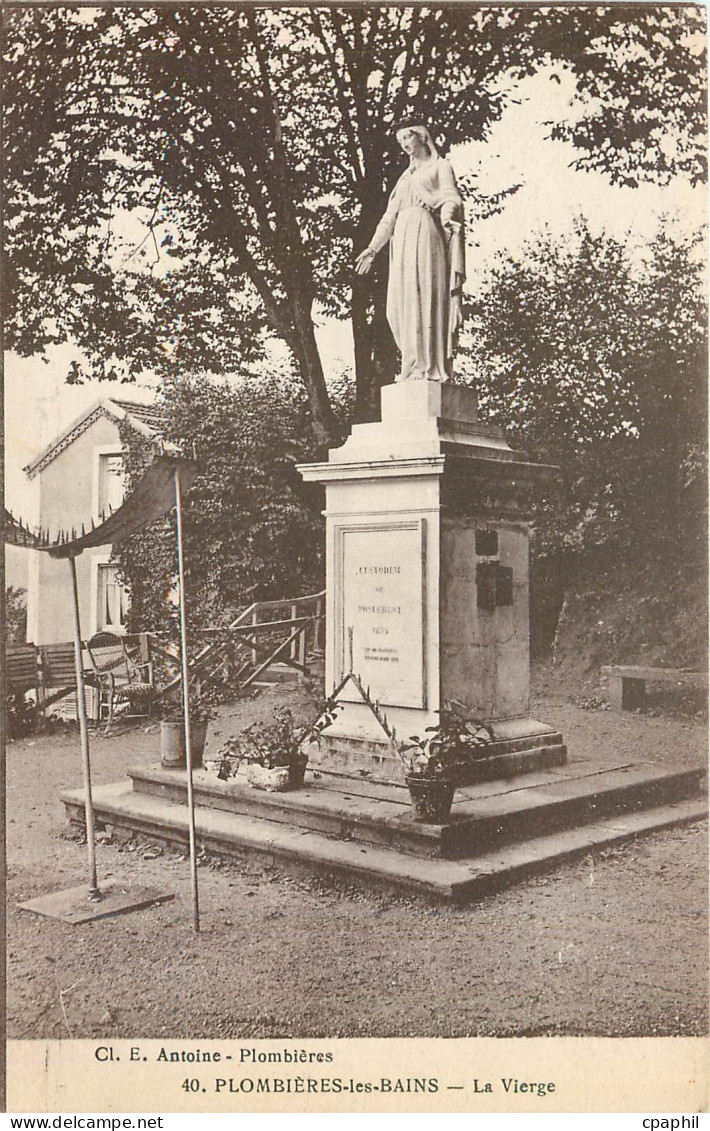 CPA Plombieres les bains la Vierge