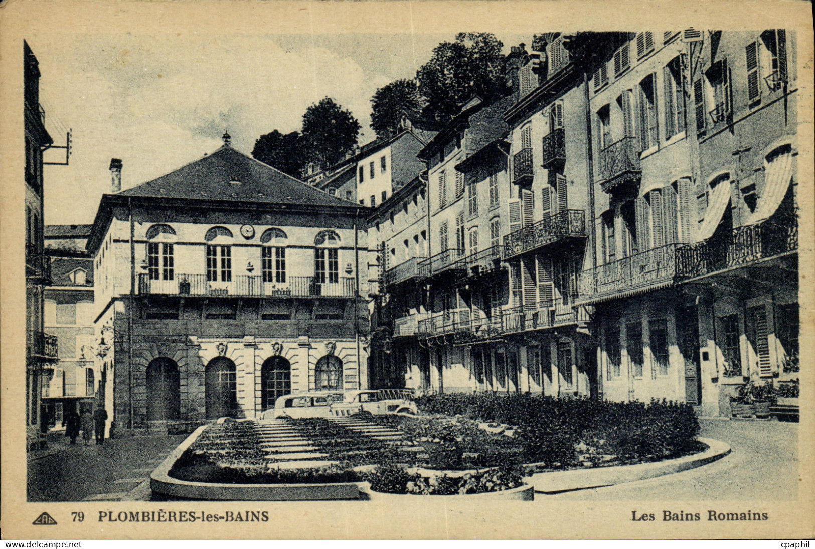 CPA Plombieres Les Bains Les Bains Romains