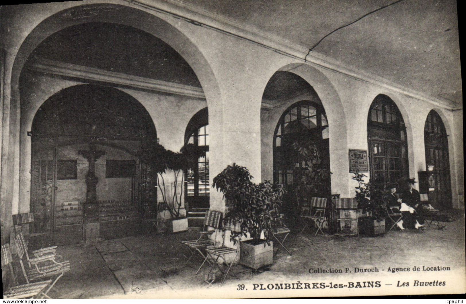 CPA Plombieres les Bains Les Buvettes