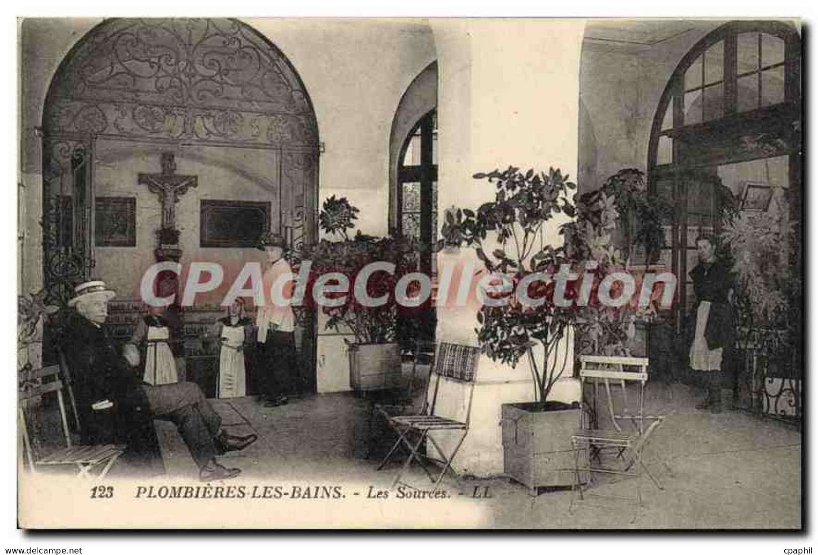 CPA Plombieres les Bains Les Sources
