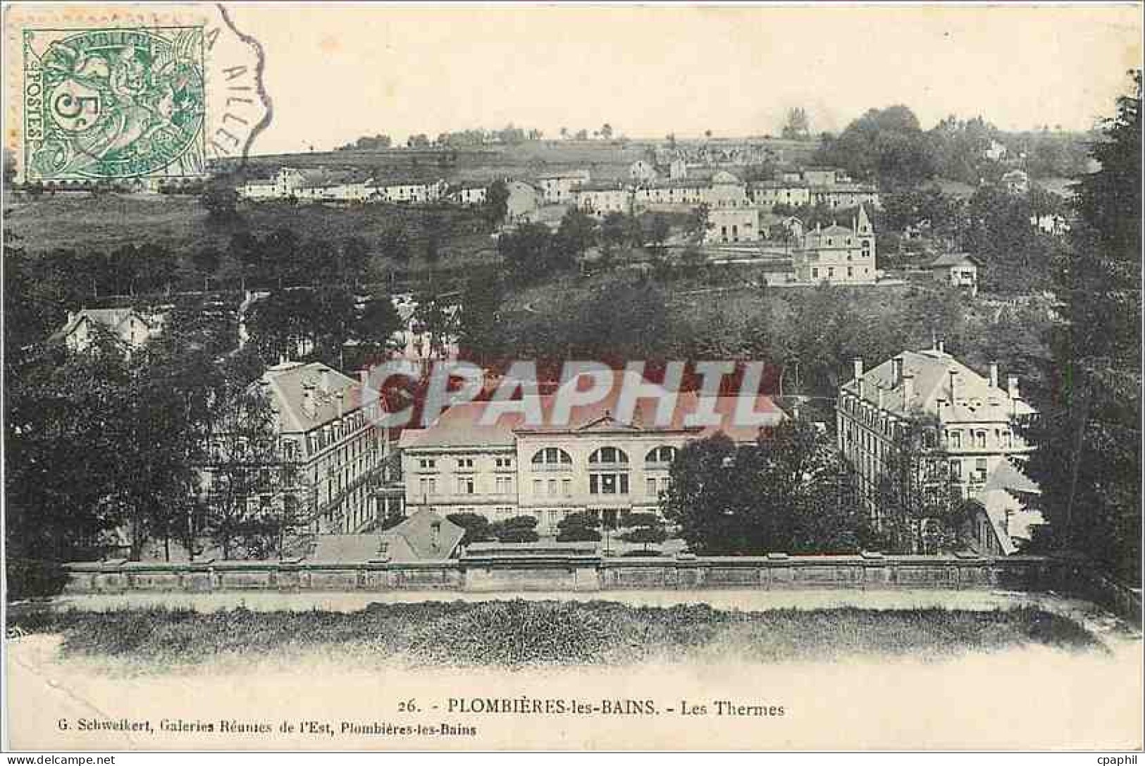 CPA Plombieres les Bains Les Thermes