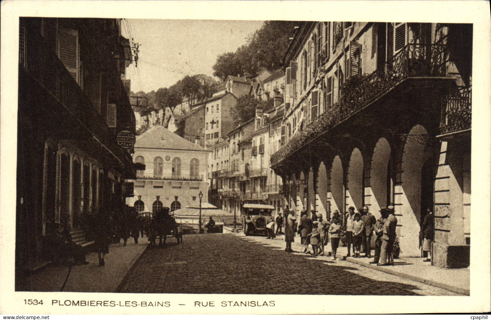 CPA Plombieres les bains Rue Stanislas