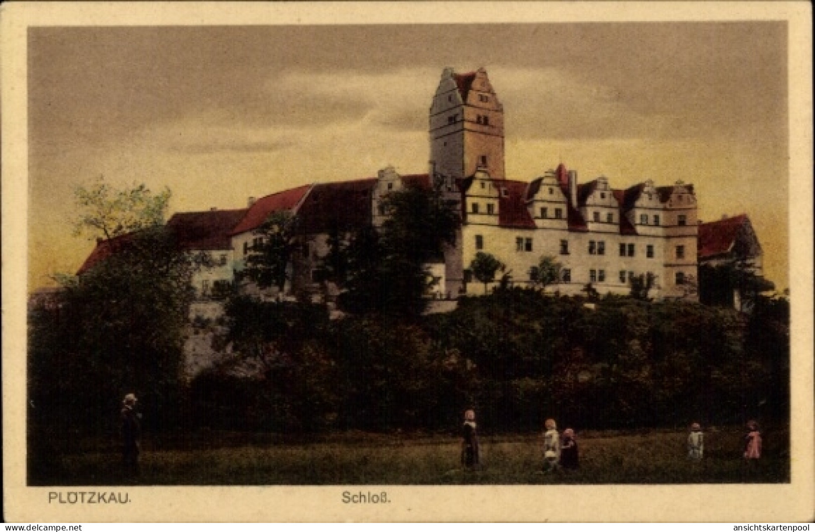CPA Plötzkau in Saxe Anhalt, Schloss