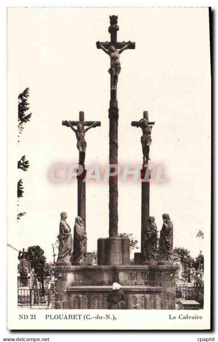 CPA Plouaret C du N Le Calvaire