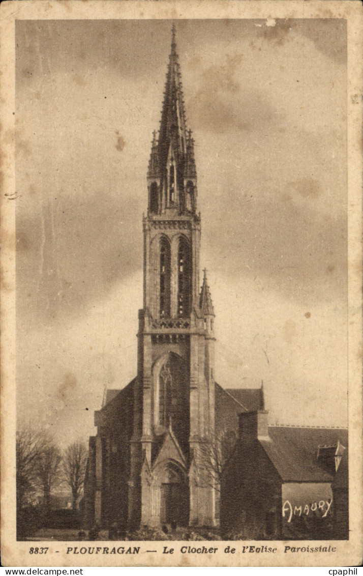 CPA Ploufragan Le Clocher de L'Eglise
